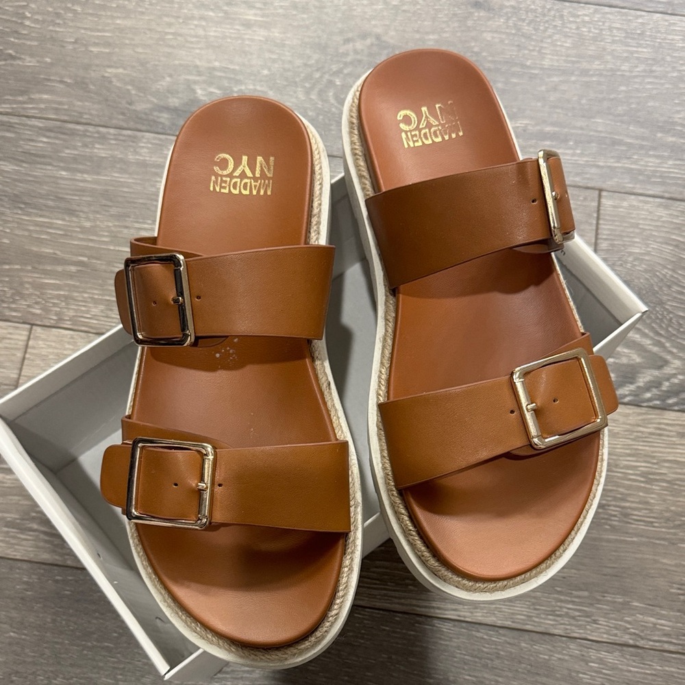 Madden NYC Women's Brown Sandals